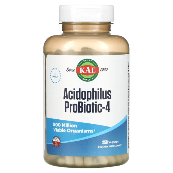 Пробиотик Acidophilus KAL, 100 капсул (ВегКапс)