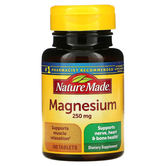 Magnesium, 250 mg, 100 Tablets