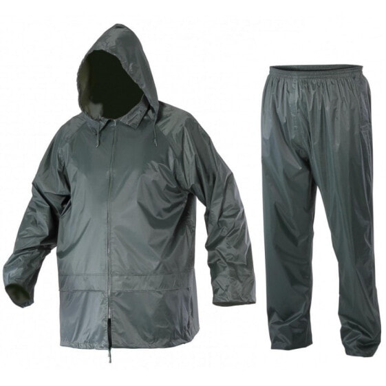 Lahti Pro Komplet przeciwdeszczowy kurtka + spodnie zieleń M (L4140202)