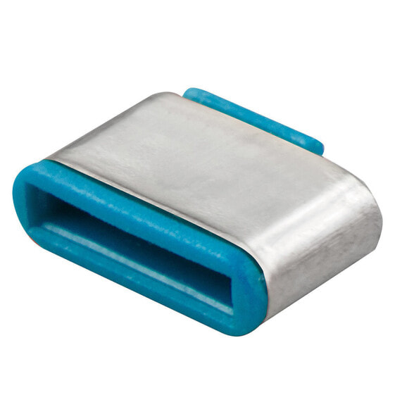Lindy 10 USB Port Blockers - Port blocker - USB Type-C - Blue - Acrylonitrile butadiene styrene (ABS) - 10 pc(s) - Polybag