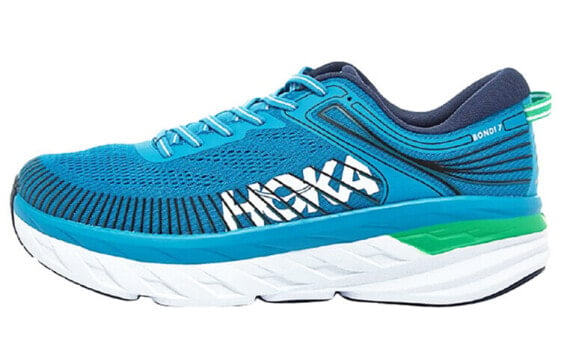 Кроссовки мужские HOKA ONE ONE Bondi 7 сине-зеленые