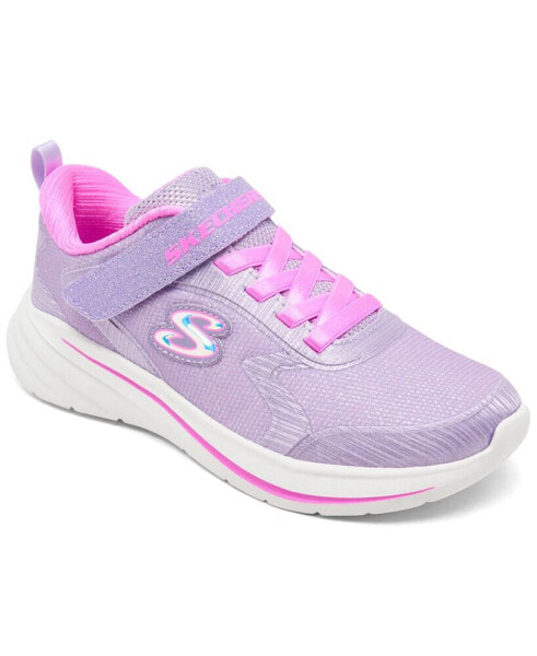 Little Girls Wave 92 Fastening Strap Casual Sneakers from Finish Line