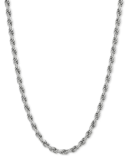 Rope Link 20" Chain Necklace in 18k Gold-Plated Sterling Silver