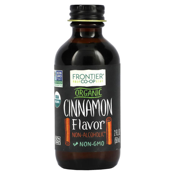 Organic Cinnamon Flavor, Non-Alcoholic, 2 fl oz (59 ml)