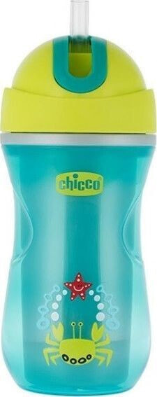 Кубок термический Chicco 699130 со соломинкой, для детей от 14 месяцев, микс цветов