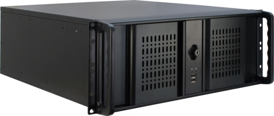 Inter-Tech 4U-4098-S - Rack - Server - Black - ATX - micro ATX - uATX - Mini-ITX - Steel - 4U