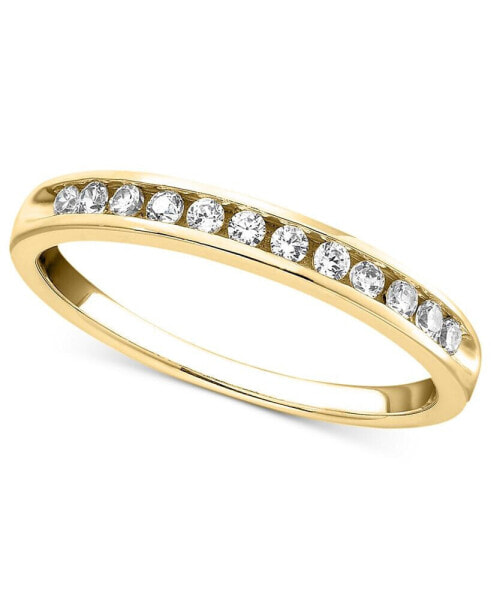 Diamond Band Ring (1/4 ct. t.w.) in 14k Gold or White Gold