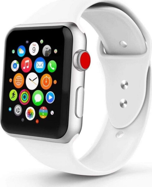 Tech-Protect TECH-PROTECT SMOOTHBAND APPLE WATCH 1/2/3/4/5 (38/40MM) WHITE