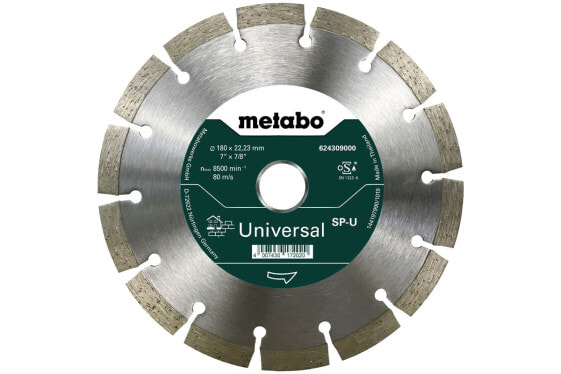 Metabo 624309000 - Concrete - Sandstone - Tile - 18 cm - 2.22 cm - 8500 RPM - Metabo - 1 pc(s)