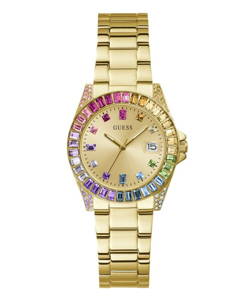 Часы Guess Women's Date Gold-Tone SteelWatch