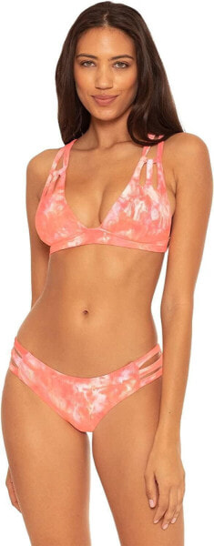 Becca by Rebecca Virtue 286038 Women's Banded Halter Bikini Top, Size Medium