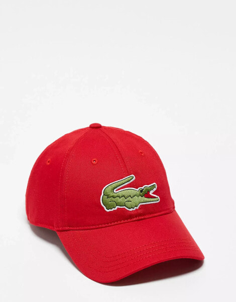 Lacoste cap in red