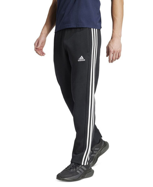 Men's Essentials 3-Stripes Fleece Track Pants