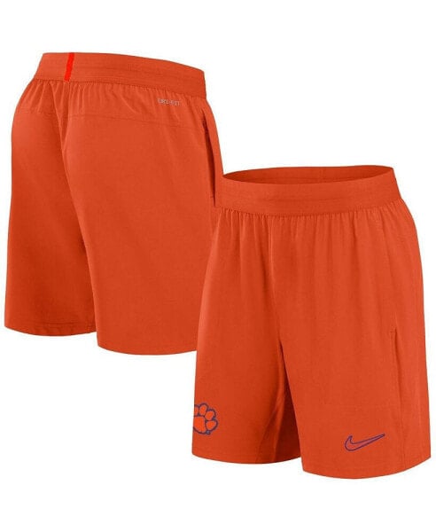 Men's Orange Clemson Tigers 2024 Sideline Performance Shorts