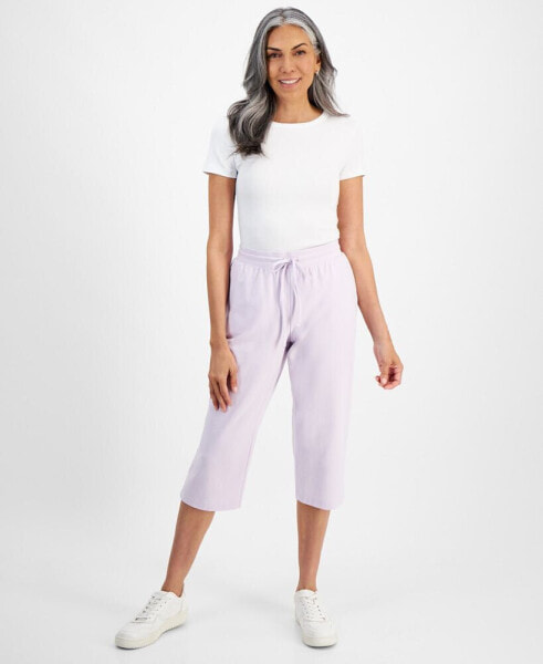 Women's Mid Rise Capri Sweatpants, Created for Macy's