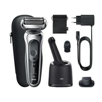 Braun Series 7 71-S7200cc - Foil shaver - Buttons - Black - Silver - Battery - Lithium-Ion (Li-Ion) - 50 min