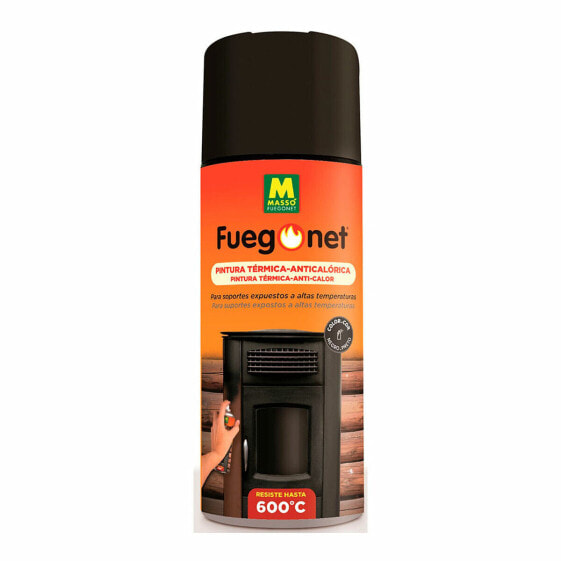 Антитепловая краска Massó Fuegonet Spray Чёрный 400 ml