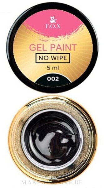 Gelfarbe ohne Klebeschicht - F.O.X Gel Paint No Wipe 001