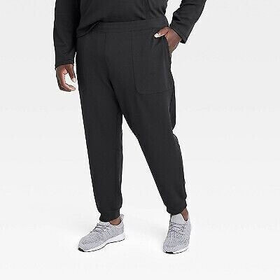 Men's Big Heavy Waffle Joggers - All in Motion Black 3XL