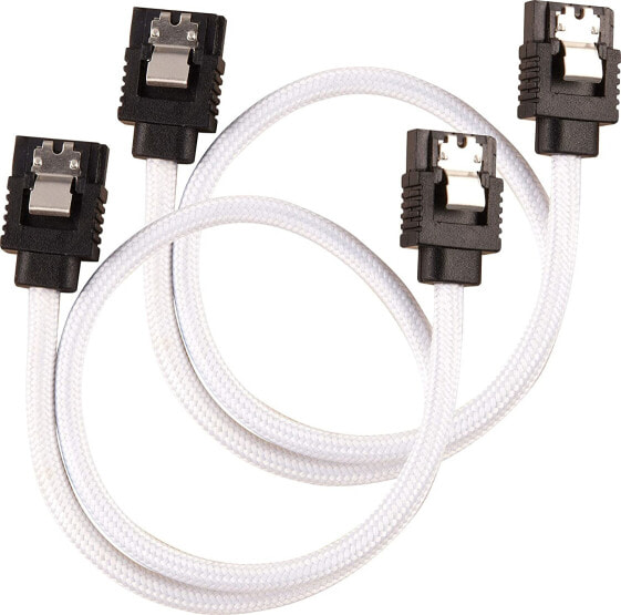 Corsair Premium Sleeved Front Panel Extension Cable Extension Kit, White