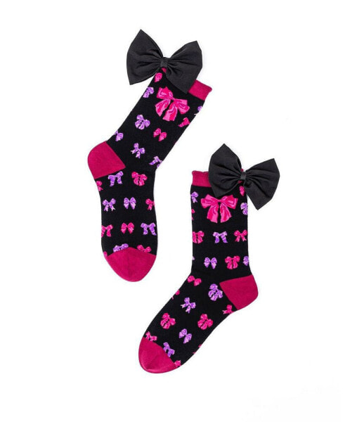 Women's Big Bow Energy Ruffle Sock