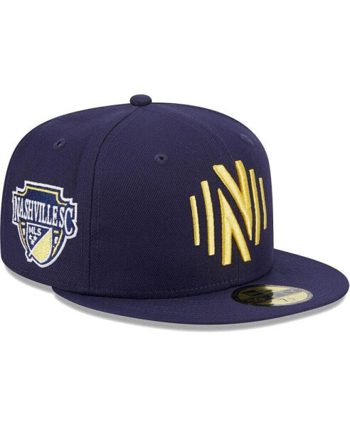 Men's Navy Nashville Sc Patch 59Fifty Fitted Hat