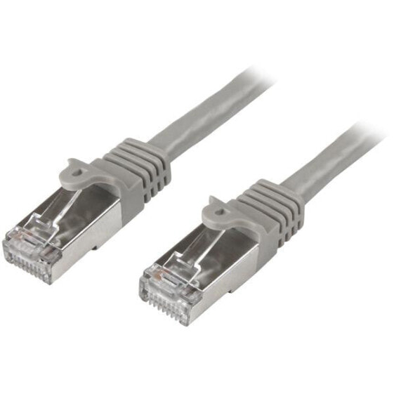 StarTech.com Cat6 Patch Cable - Shielded (SFTP) - 1m Gray - 1 m - Cat6 - SF/UTP (S-FTP) - RJ-45 - RJ-45