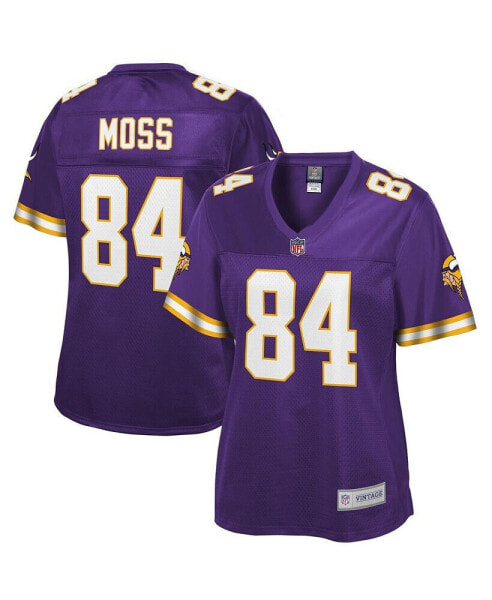 Women's Randy Moss Purple Minnesota Vikings Retired Player Replica Jersey