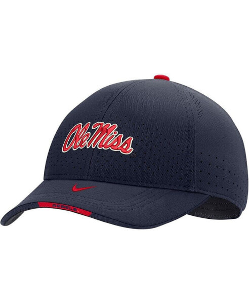 Бейсболка Nike мужская синего цвета Ole Miss Rebels 2022 Classic99 Swoosh Performance Flex