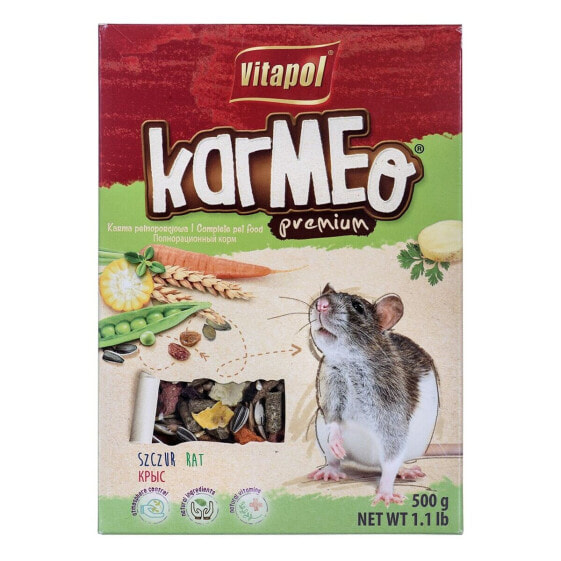 Фураж Vitapol Karmeo Premium Лосось и Зеленый горошек для крыс 500 г