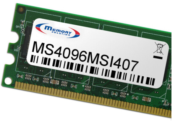Memorysolution Memory Solution MS4096MSI407 - 4 GB
