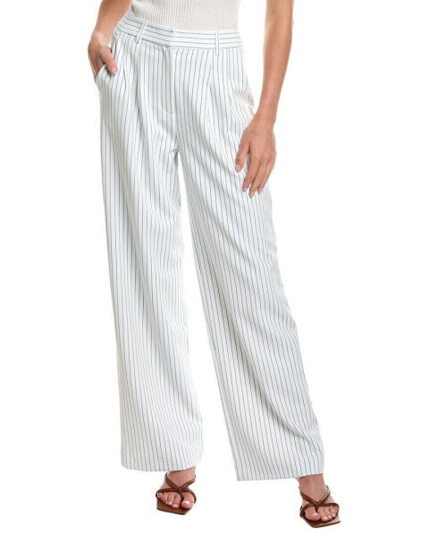 French Connection Whisper Pinstripe Trouser Women's White 0