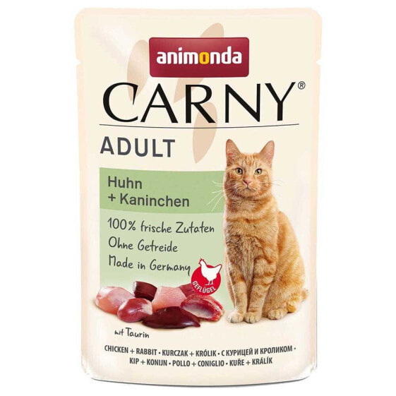 ANIMONDA Carny Adult Chicken and rabbit 85g wet food for cat