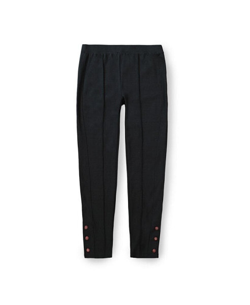 Women's Button Cuff Ponte Pant