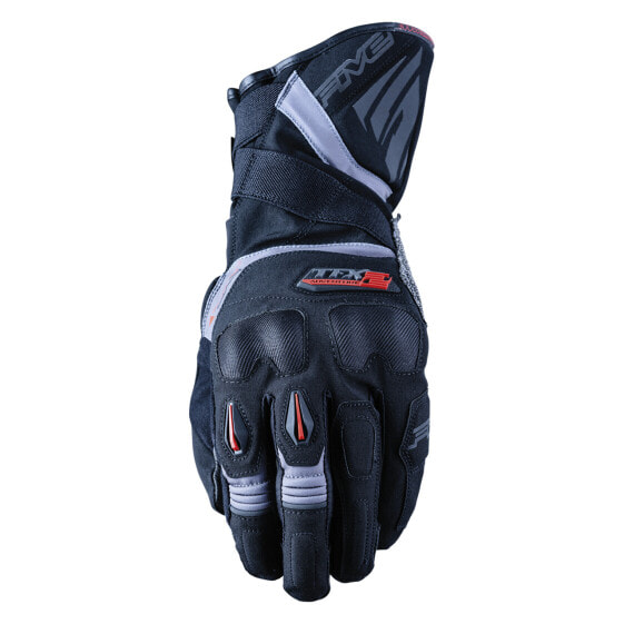 Motorradhandschuhe Five TFX2 WP Schwarz-Grau