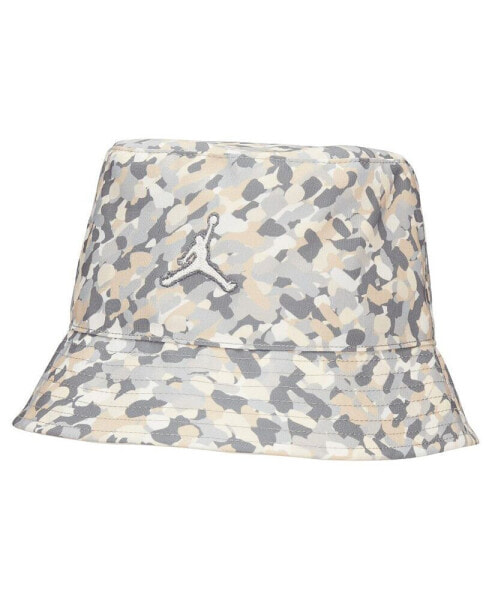 Men's and Women's Khaki Allover Print Reversible Bucket Hat