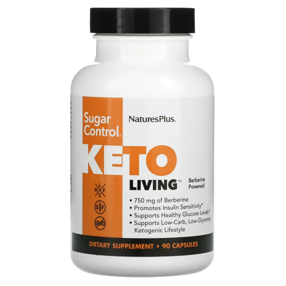 Капсулы для похудения Keto Living, Sugar Control, 90 шт. от NaturesPlus