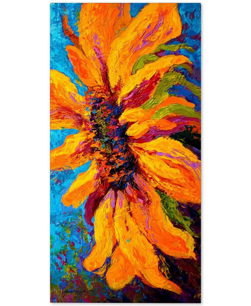 Marion Rose 'Sunflower Solo II' Canvas Art - 24" x 12" x 2"