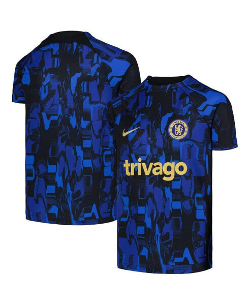 Big Boys Blue Chelsea 2023/24 Academy Pro Pre-Match Top