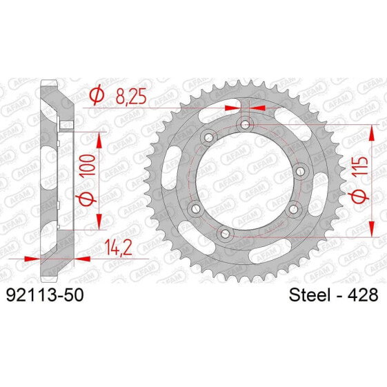 AFAM 92113 Rear Sprocket