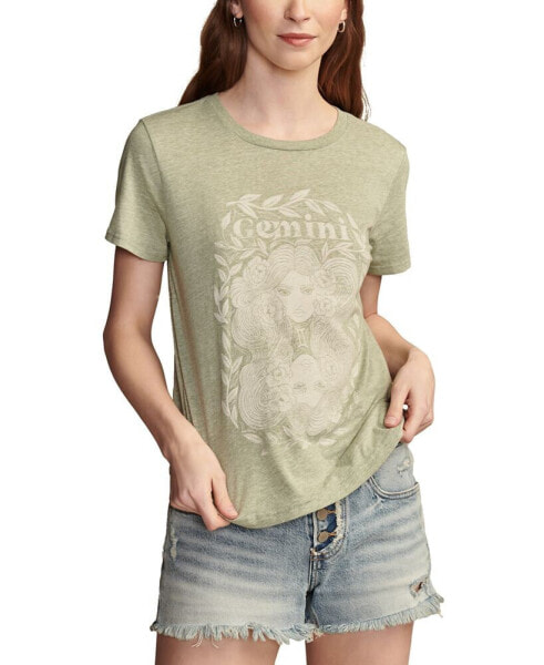 Women's Celestial Gemini Graphic T-Shirt