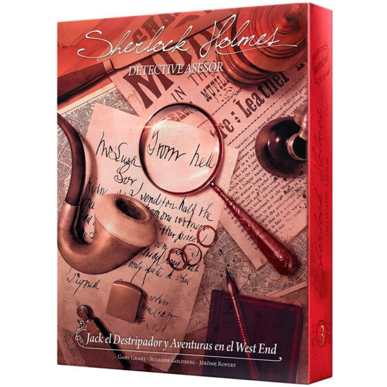 Настольная игра для компании Asmodee Sherlock Holmes: Jack Повешеный Риппер русская игра на доске