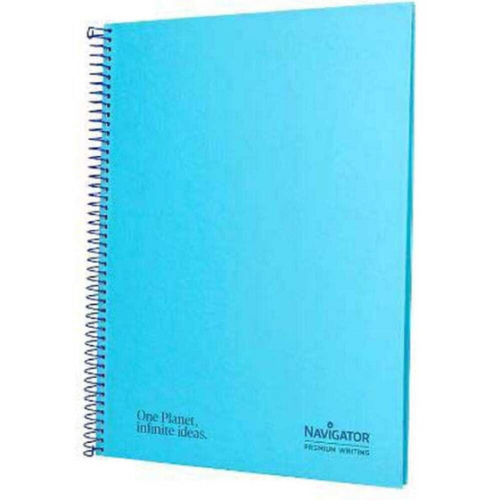 NAVIGATOR Spiral notebook A4 micro lined cover 80h 80gr horizontal 1 band