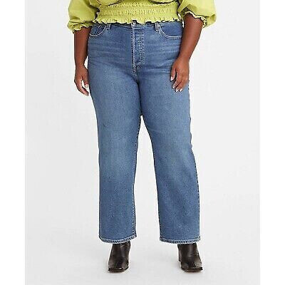 Levi's Women's Plus Size Ultra-High Rise Ribcage Straight Jeans - Summer Slide