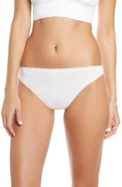 On Gossamer 264446 Women's Cabana Tanga Underwear White Size Medium