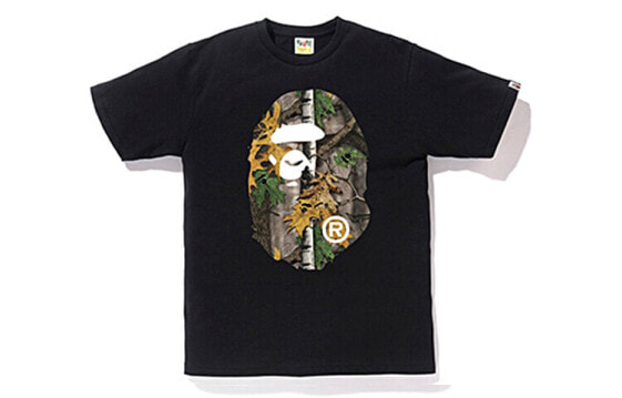 BAPE Forest Camo Big Ape Head Tee 树林迷彩猿人大头短袖T恤 男款 迷彩 送礼推荐 / Футболка BAPE Forest Camo Big Ape Head Tee T TBD-BAPE-7