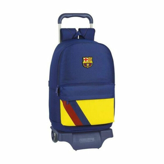 Детский рюкзак с колесиками F.C. Barcelona 905 Синий