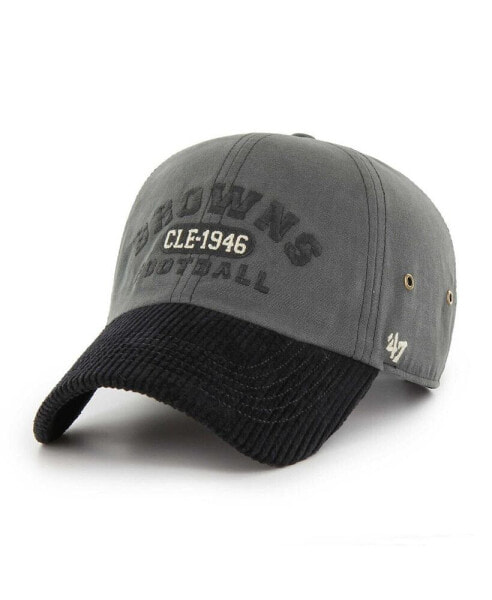 Men's Charcoal Cleveland Browns Ridgeway Clean Up Adjustable Hat