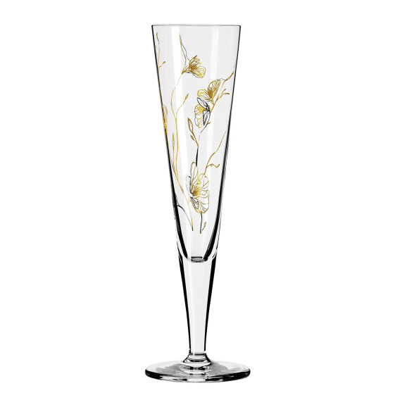 Champagnerglas Goldnacht Buschwindrose