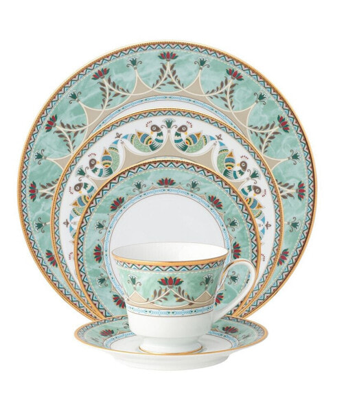 Serene Garden 5 Piece Place Setting Set